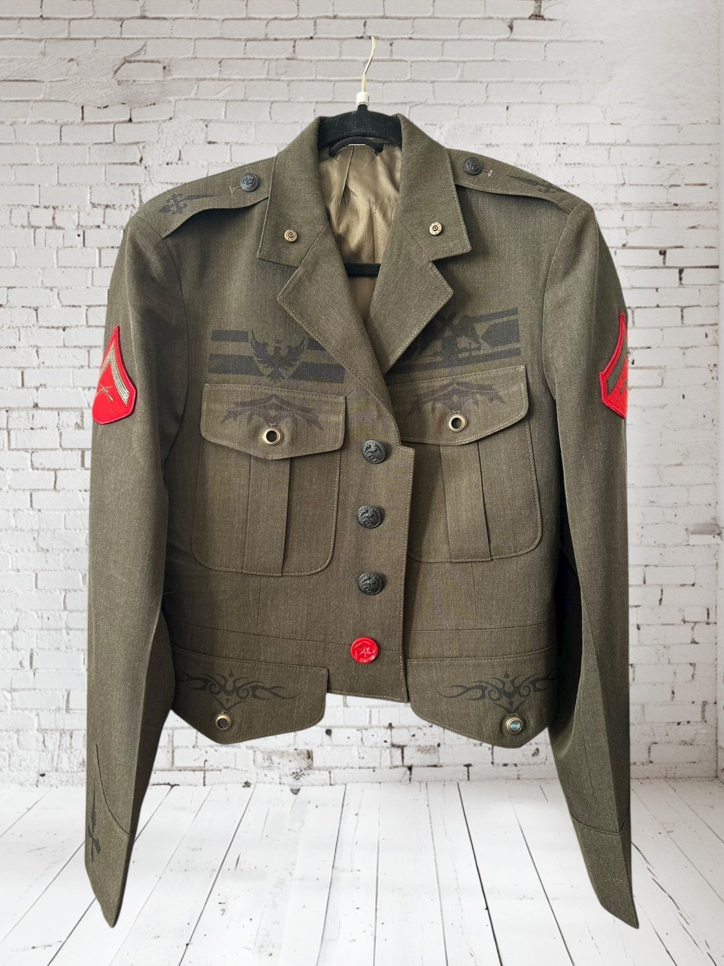 Cropped Officers Jacket